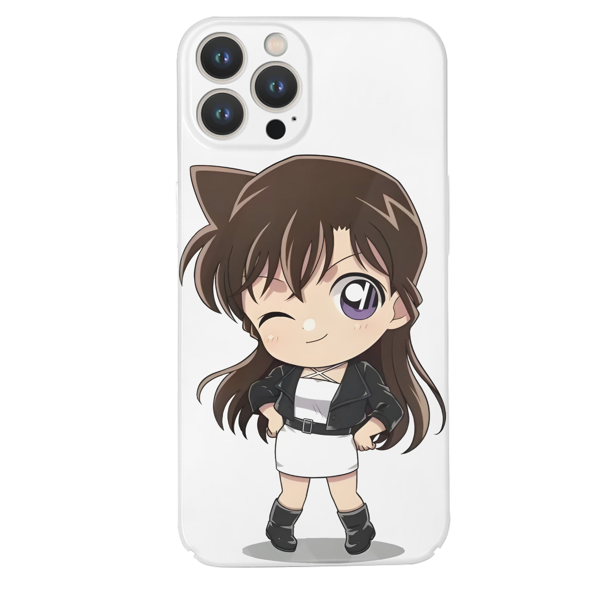 （画像用） 名探偵コナン 毛利 蘭 もうり らん、モーリ ラン Detective Conan Rachel Moore 【iPhone 14シリーズ対応】ハードケース